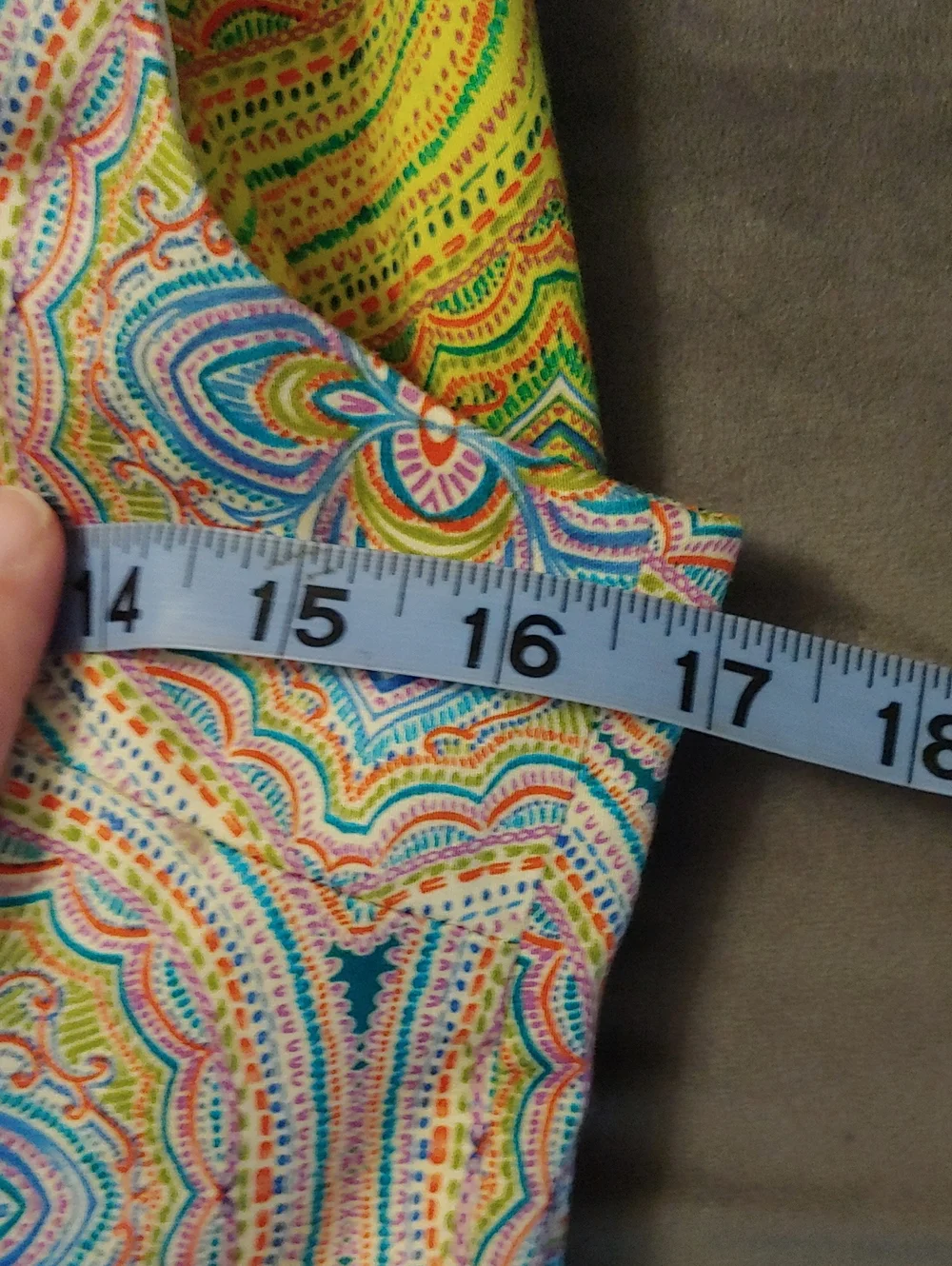 London Times Sleeveless Fit & Flare Dress Size 6 Colorful Medallion Print